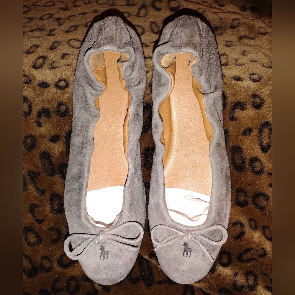 Polo Ralph Lauren suede ballet flats